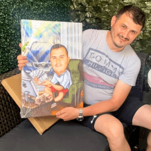 Click to view full screen Karikatury ze zdjęcia na prezent photo review