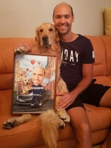 Click to view full screen Karikatury ze zdjęcia na prezent photo review