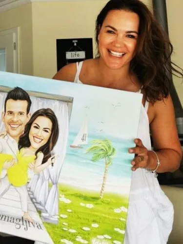 Click to view full screen Karikatury ze zdjęcia na prezent photo review