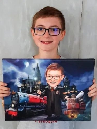 Click to view full screen Karikatury ze zdjęcia na prezent photo review